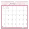 Sale 12-Month (Jan-Dec): 2026 12 in. x 12 in. Breast Cancer Awareness Artwork Recycled Monthly Wall Calendar - White/Pink/Gray Sheets Calendars & Planners