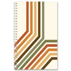 Online Recycled Non-Dated Monthly/Weekly 70-fts Stripes Planner - Multicolor Cover Paper & Printables