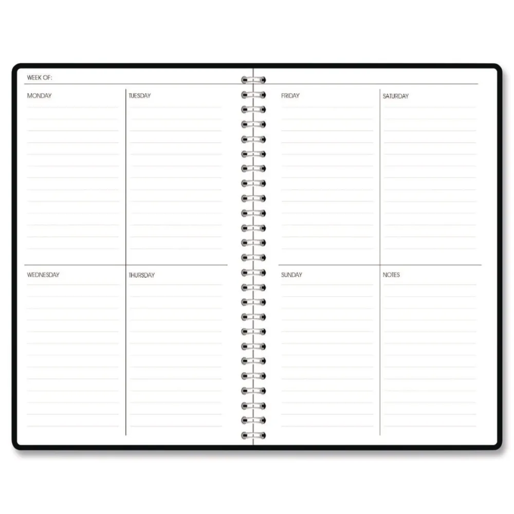 Best Recycled Non-Dated Monthly/Weekly Abstract Faces Planner - Black/White Cover Paper & Printables