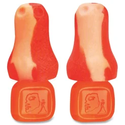 Clearance 31 dB NRR TrustFit Plus Reusable Bell Shaped Uncorded Foam Earplugs - One Size Fits Most, Orange (1000/Carton) Ear Protection
