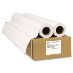 Clearance Everyday 36 in. x 75 ft. Adhesive Polypropylene Poster Rolls - Matte White (2/Pack) Paper & Printables