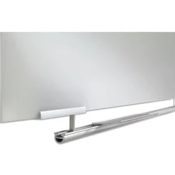 Best Clarity 72 in. x 36 in. Glass Dry Erase Board with Aluminum Trim - White Surface Office Presentation Supplies