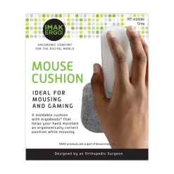 Discount 5.75 in. x 3.75 in. Mouse Wrist Cushion - Gray Office Furniture & Lighting