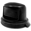 Outlet 27 in. Diameter Domed Gator Lids Domed Lid for 44 Gallon - Black Trash & Waste Bins