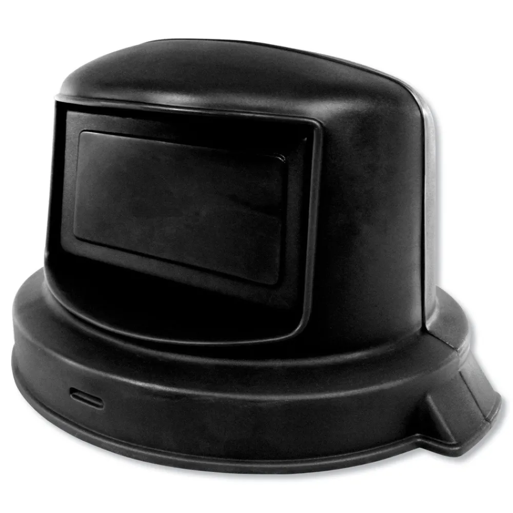 Outlet 27 in. Diameter Domed Gator Lids Domed Lid for 44 Gallon - Black Trash & Waste Bins