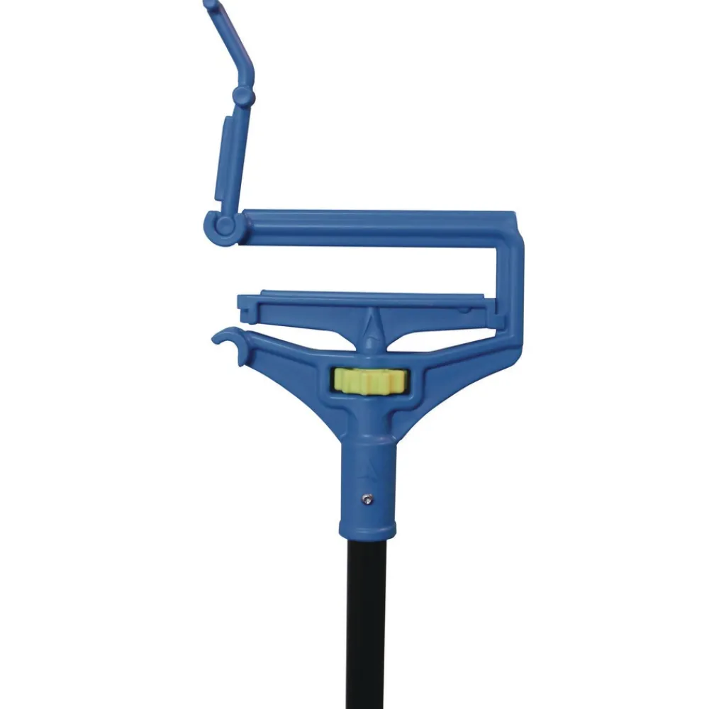 Online 61.25 in. Speed Change Mop Handle - Blue/Black (12/Carton) Cleaning & Janitorial Supplies