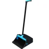 Clearance 12.32 in. Wide 31.84 in. Aluminum Handle Plastic LobbyMaster Dust Pan - Blue/Black (6/Carton) Cleaning & Janitorial Supplies