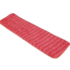 New 18 in. x 5 in. Microfiber Wet Mops - Red Cleaning & Janitorial Supplies
