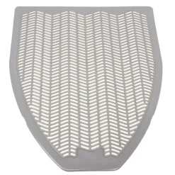 Best 17.5 x 20.38 Nonslip Disposable Urinal Floor Mat - Orchard Zing Scent/Gray (6/Carton) Cleaning & Janitorial Supplies