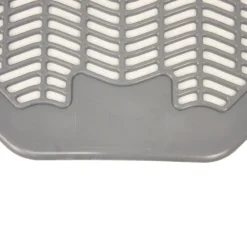 Best 17.5 x 20.38 Nonslip Disposable Urinal Floor Mat - Orchard Zing Scent/Gray (6/Carton) Cleaning & Janitorial Supplies
