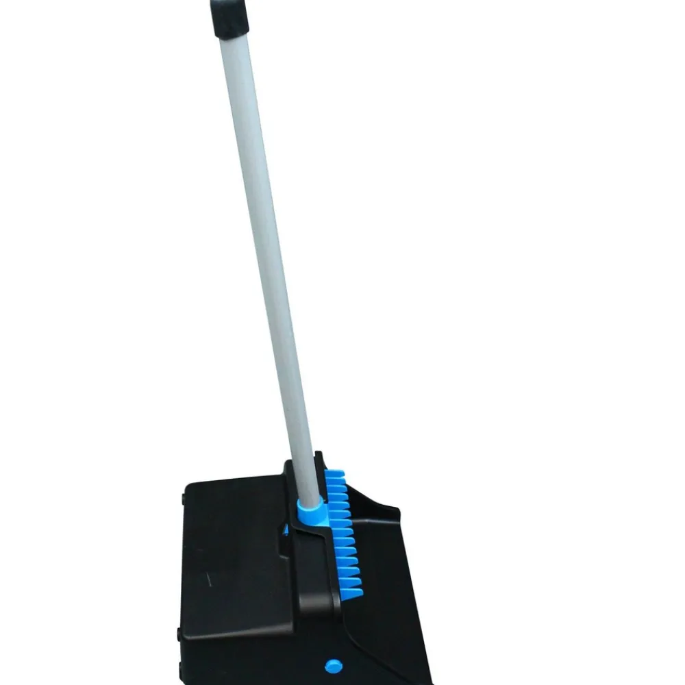 Outlet LobbyMaster 11.72 in. Wide Plastic Dust Pan - Blue/Black Cleaning & Janitorial Supplies