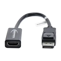 Hot 0.65 ft. DisplayPort-HDMI Adapter - Black Office Electronics & Batteries