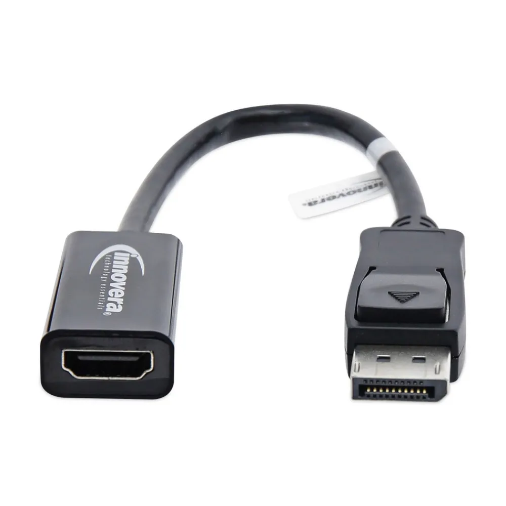 Hot 0.65 ft. DisplayPort-HDMI Adapter - Black Office Electronics & Batteries