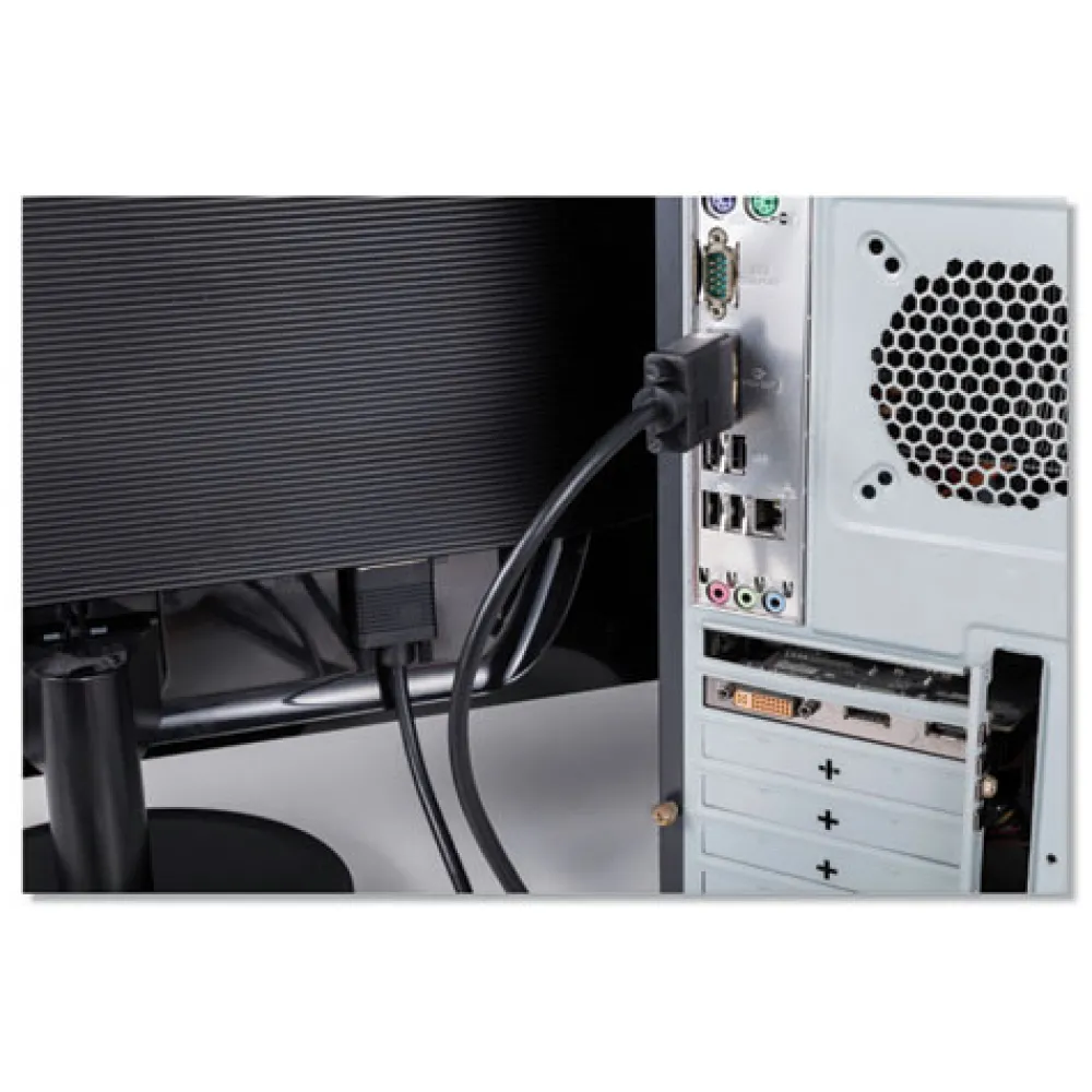 Outlet 10 ft. SVGA Cable - Black Office Electronics & Batteries