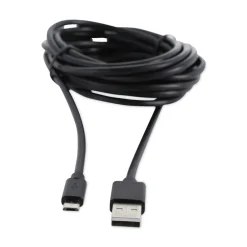 Online 10 ft. USB to Micro USB Cable - Black Office Electronics & Batteries