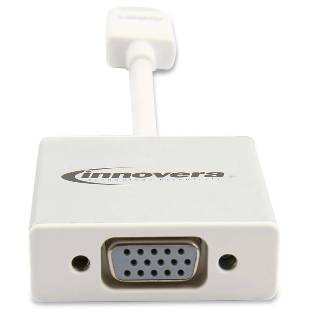 Outlet 0.65 ft. USB Type-C VGA Adapter - White Office Electronics & Batteries