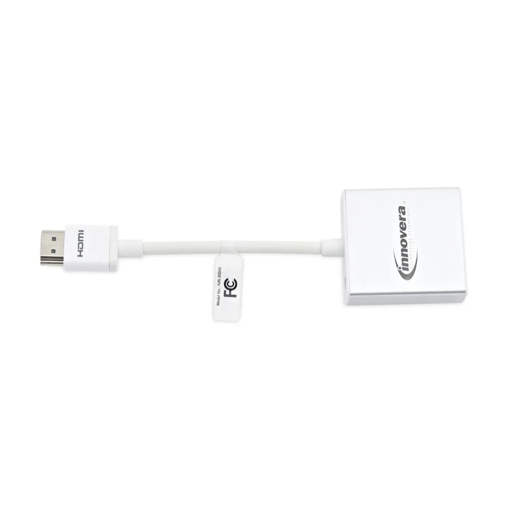 Hot 6 in. HDMI to SVGA Adapter - White Office Electronics & Batteries