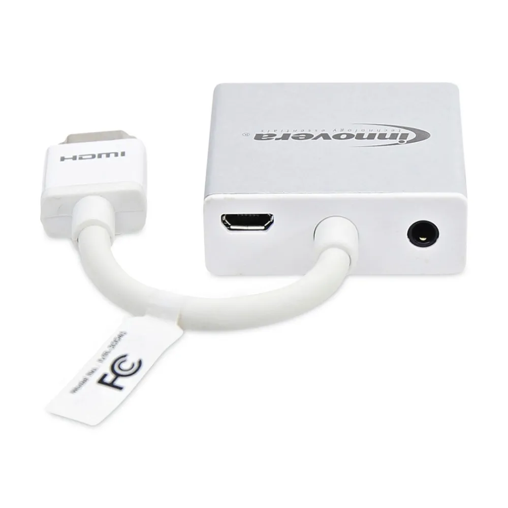 Hot 6 in. HDMI to SVGA Adapter - White Office Electronics & Batteries