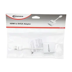 Hot 6 in. HDMI to SVGA Adapter - White Office Electronics & Batteries
