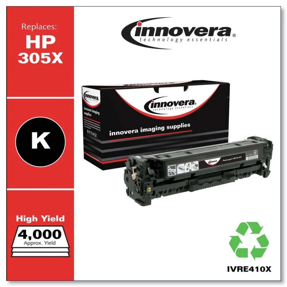 Hot 4000 Page-Yield Remanufactured High-Yield Toner Replacement for 305X (CE410X) - Black Office Electronics & Batteries