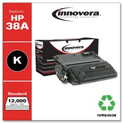 Outlet 12000 Page-Yield Remanufactured Toner Replacement for 38A (Q1338A) - Black Office Electronics & Batteries