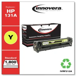 1800 Page-Yield Remanufactured Toner Replacement for 131A (CF212A) - Yellow Office Electronics & Batteries