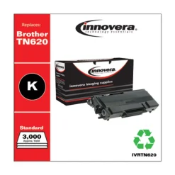 New 3000 Page-Yield Remanufactured Replacement for Brother TN620 Toner - Black Office Electronics & Batteries