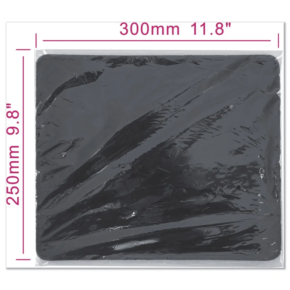 Discount 9.87 x 11.87 Large Mouse Pad - Black Office Furniture & Lighting