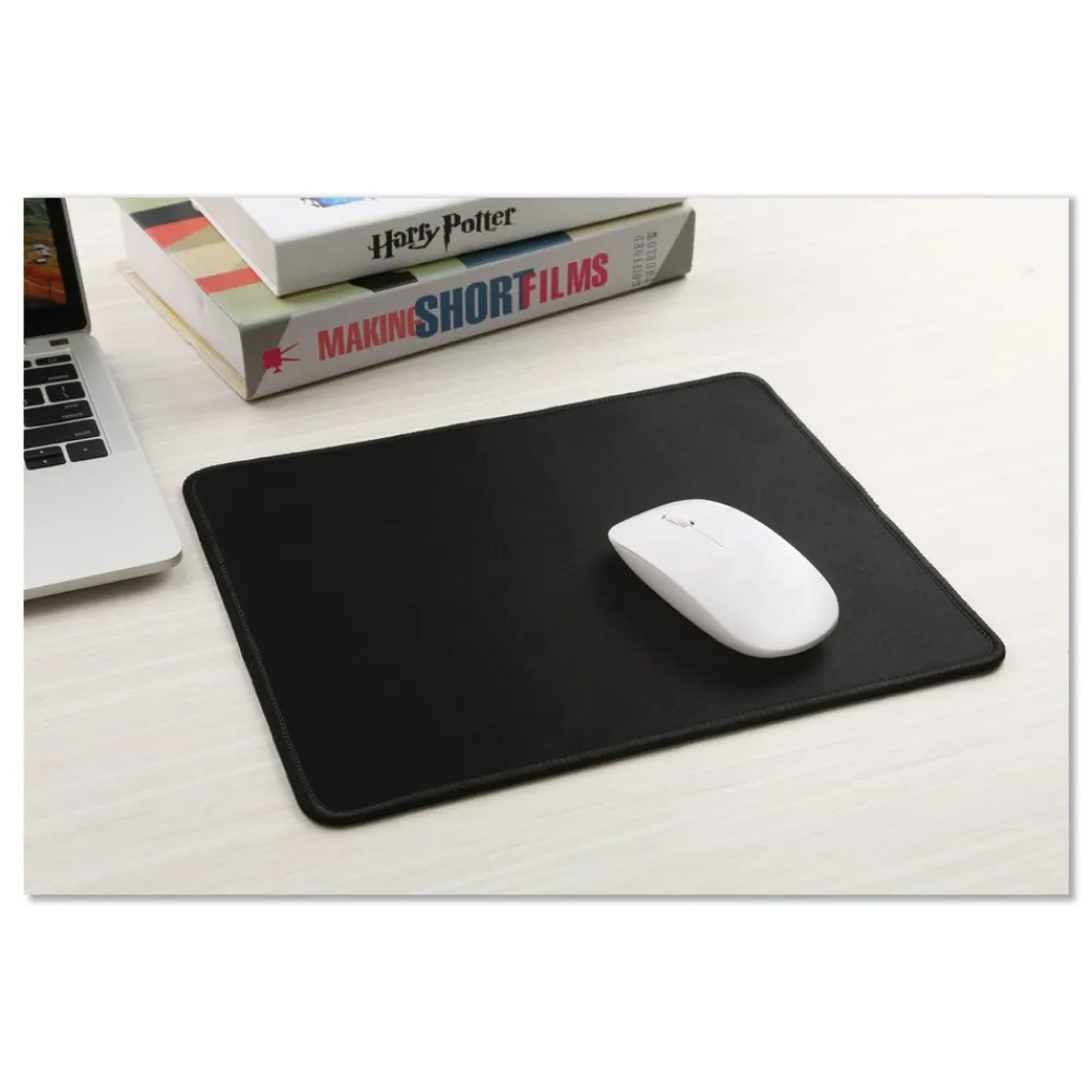 Discount 9.87 x 11.87 Large Mouse Pad - Black Office Furniture & Lighting