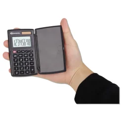 Outlet 8-Digit LCD Pocket Calculator with Hard Shell Flip Cover Office Electronics & Batteries