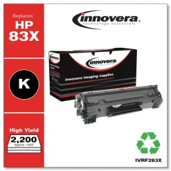 Online IVRF283X 2000 Page-Yield Remanufactured High-Yield Toner Replacement for 83X (CF283X) - Black Office Electronics & Batteries