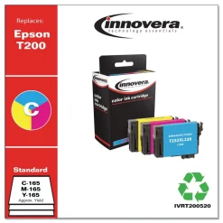 Online Remanufactured 165 Page-Yield Replacement Ink for T200 (T200520) - Cyan/Magenta/Yellow Office Electronics & Batteries