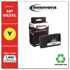 Outlet Remanufactured 1,600 Page-Yield Replacement High-Yield Ink for 952XL (L0S67AN) - Yellow Office Electronics & Batteries