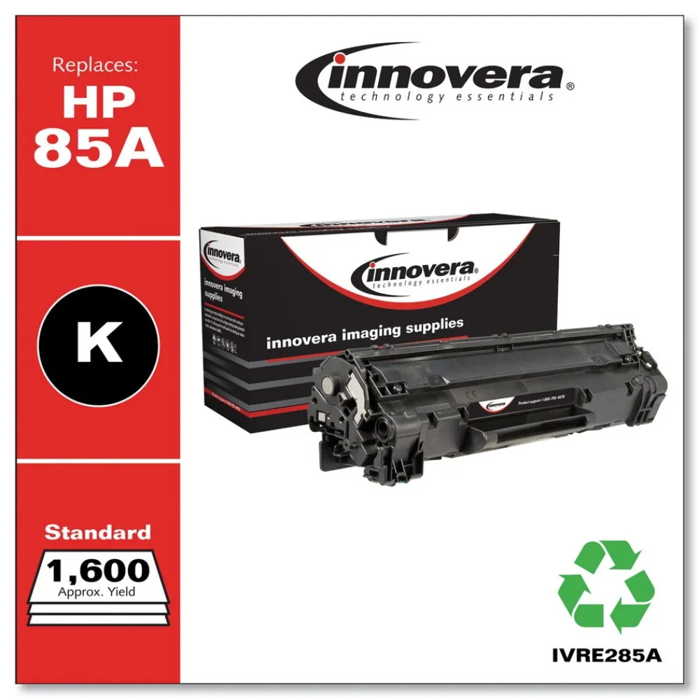 Hot Remanufactured 1,600 Page-Yield Toner Replacement for 85A (CE285A) - Black Office Electronics & Batteries