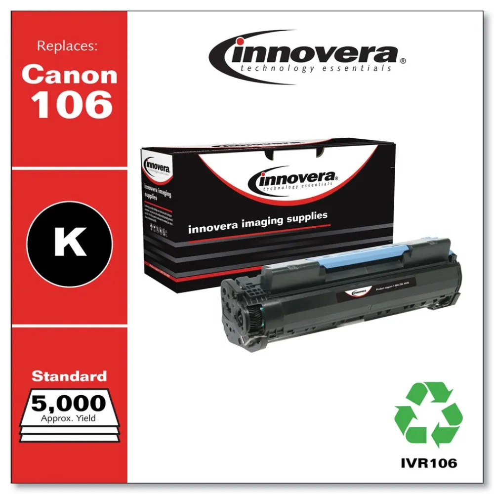 Hot Remanufactured Black Toner Replacement for 0264B001 #106 5000 Page-Yield Office Electronics & Batteries