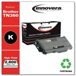 Online Remanufactured 2600-Page Yield Toner Replacement for TN360 - Black Office Electronics & Batteries
