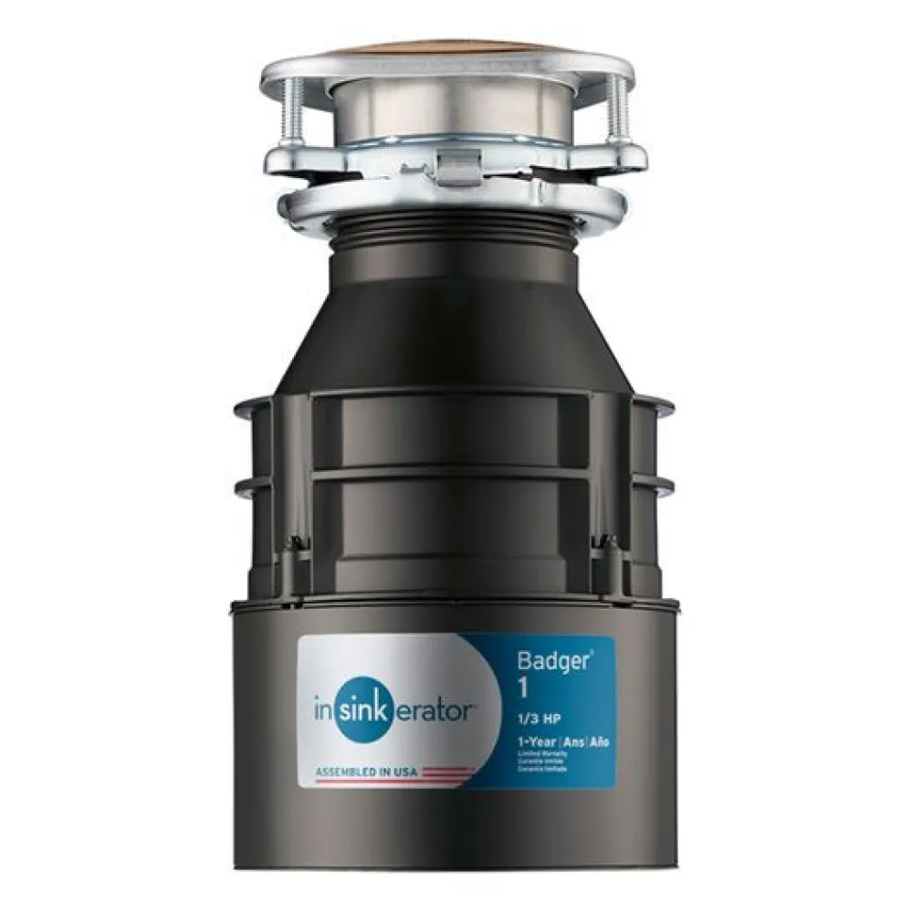Sale Badger 1 Garbage Disposal, 1/3 HP Garbage Disposals