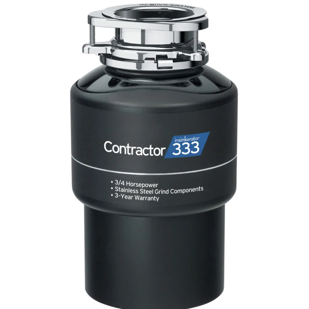 Discount Contractor 333 3/4 HP Garbage Disposal with Cord Garbage Disposals