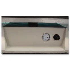 Best 728 33.13 in. x 29.88 in. x 26 in. Heat Press Machine - Beige/Black Retail Store Supplies