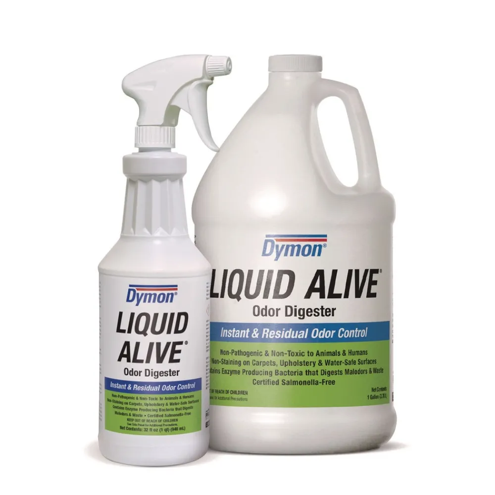 Clearance Liquid Alive 1 Gallon Bottle Odor Digester (4/Carton) Cleaning & Janitorial Supplies