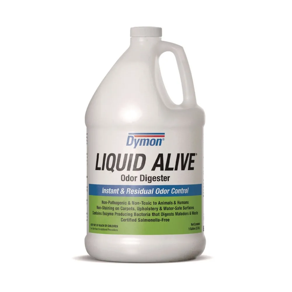 Clearance Liquid Alive 1 Gallon Bottle Odor Digester (4/Carton) Cleaning & Janitorial Supplies