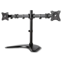 32 in. x 13 in. x 17.5 in. Supports 18 lbs. Dual Monitor Articulating Desktop Stand for 13 in. to 27 in. Monitors - Black Desk Accessories & Office Organizers