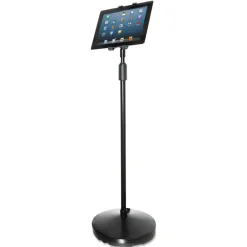 Hot Floor Stand For Ipad And Other Tablets - Black Office Presentation Supplies