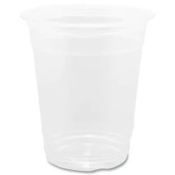 Sale 12 oz. 92 mm Rim Diameter PET Plastic Cups - Clear (1000/Carton) Tabletop And Serveware