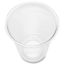 Sale 12 oz. 92 mm Rim Diameter PET Plastic Cups - Clear (1000/Carton) Tabletop And Serveware