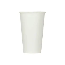 Discount 16 oz. Double Poly Paper Cold Cups - White (1000/Carton) Tabletop And Serveware