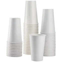 Discount 16 oz. Double Poly Paper Cold Cups - White (1000/Carton) Tabletop And Serveware