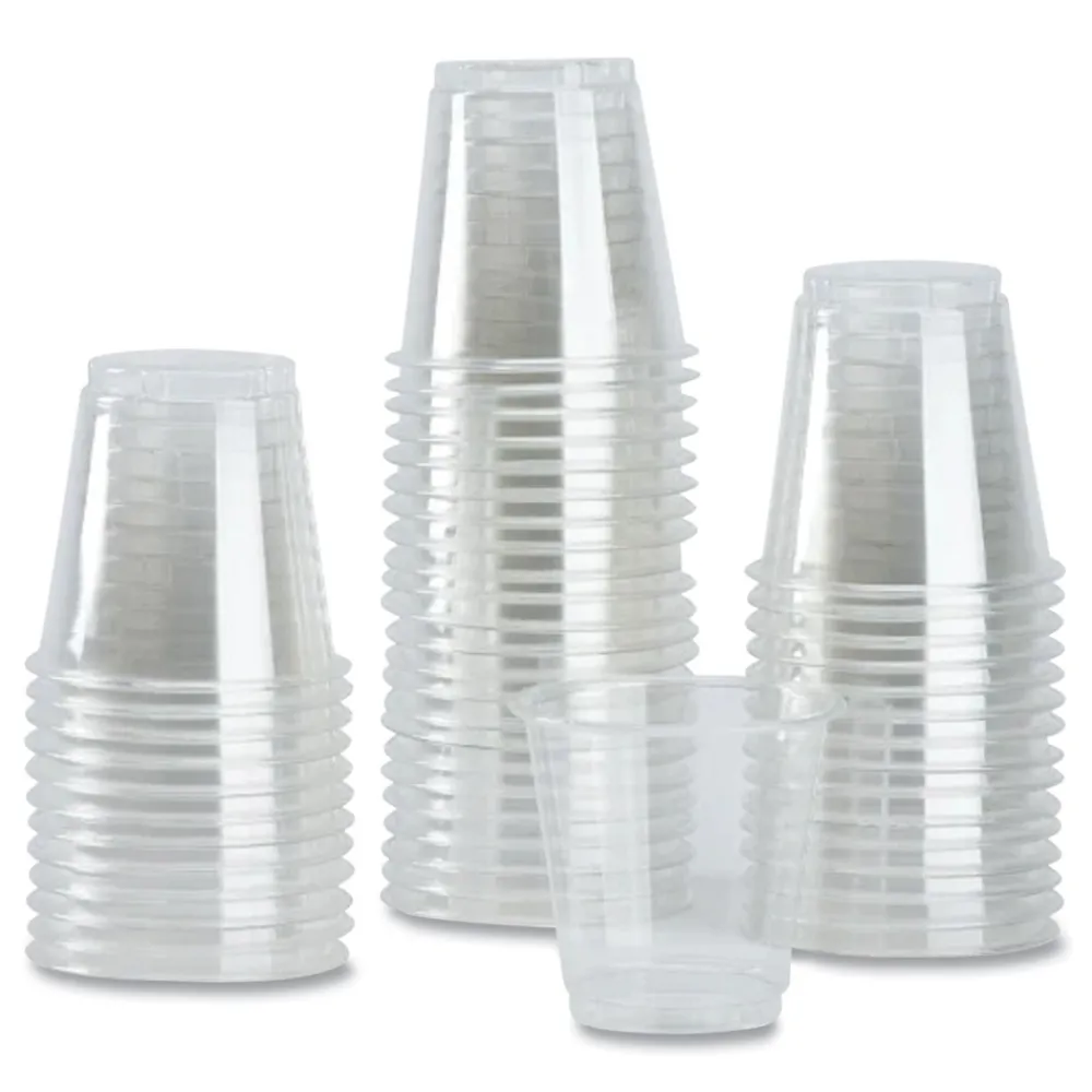 Hot 3 oz PET Plastic Cups - Clear (2500/Carton) Tabletop And Serveware