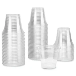 Outlet C-KC9 9 oz. PET Plastic Cups - Clear (1000/Carton) Tabletop And Serveware