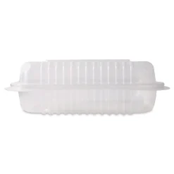 Online Polypropylene Plastic Hinged Container 6 x 9 x 2.97 Clear Plastic 125/Pack 2 Packs/Carton Tabletop And Serveware